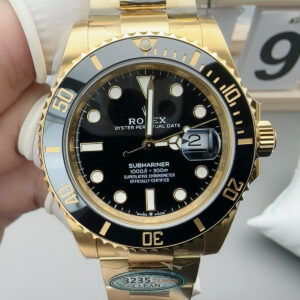 All-Black Gold Submariner Clean 41mm