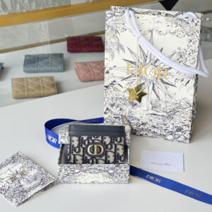 Card Clip Blue Oblique S2152